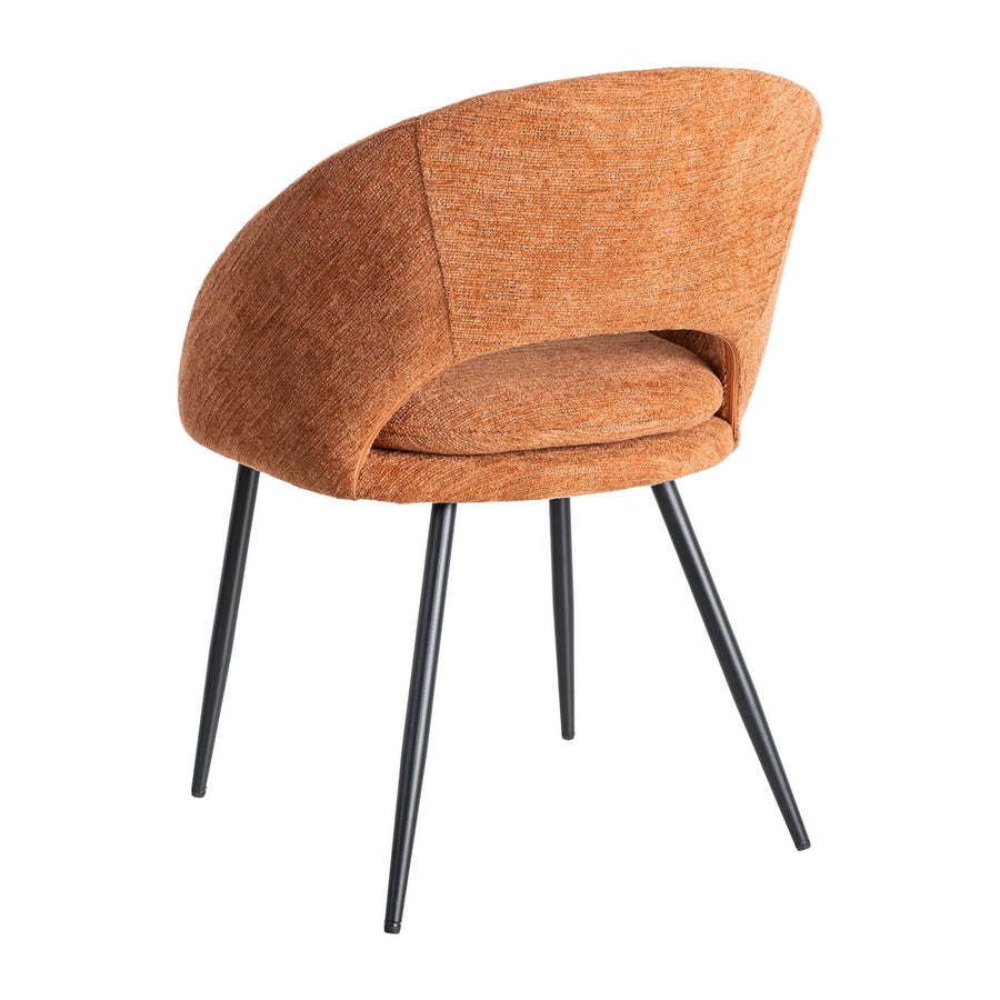 PUMPKIN WEAVE-METAL CONTRACT CHAIR 58 X 60 X 80 CM