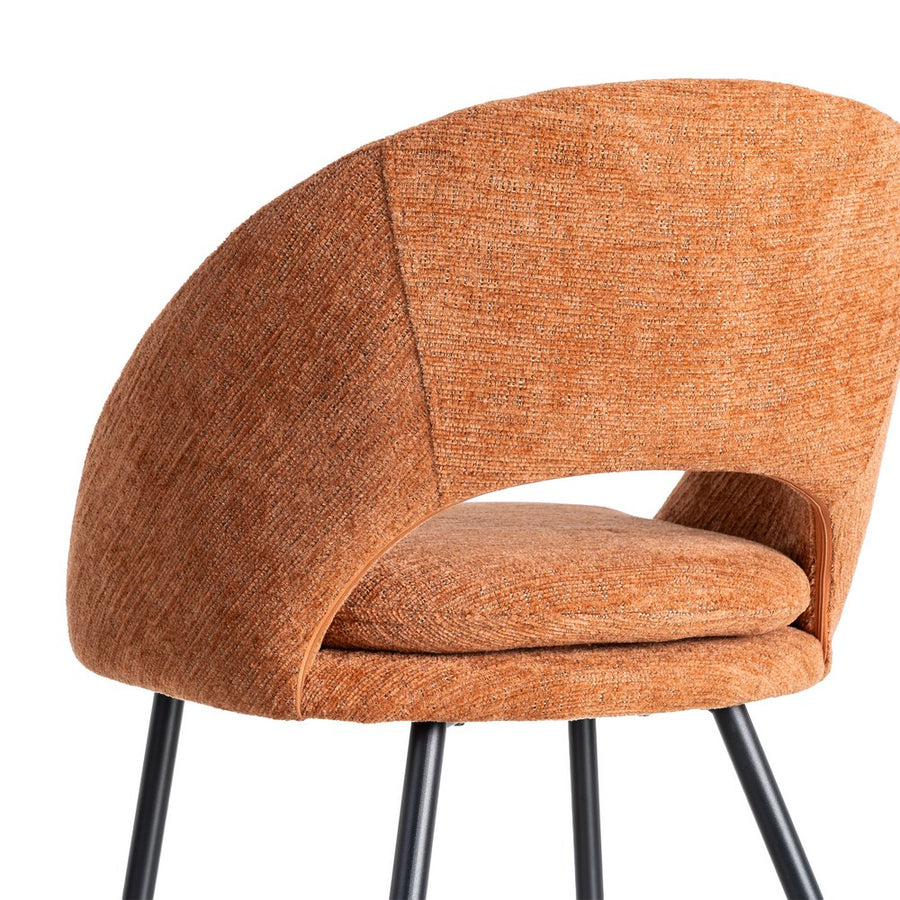 PUMPKIN WEAVE-METAL CONTRACT CHAIR 58 X 60 X 80 CM