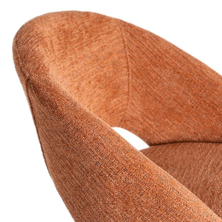 PUMPKIN WEAVE-METAL CONTRACT CHAIR 58 X 60 X 80 CM