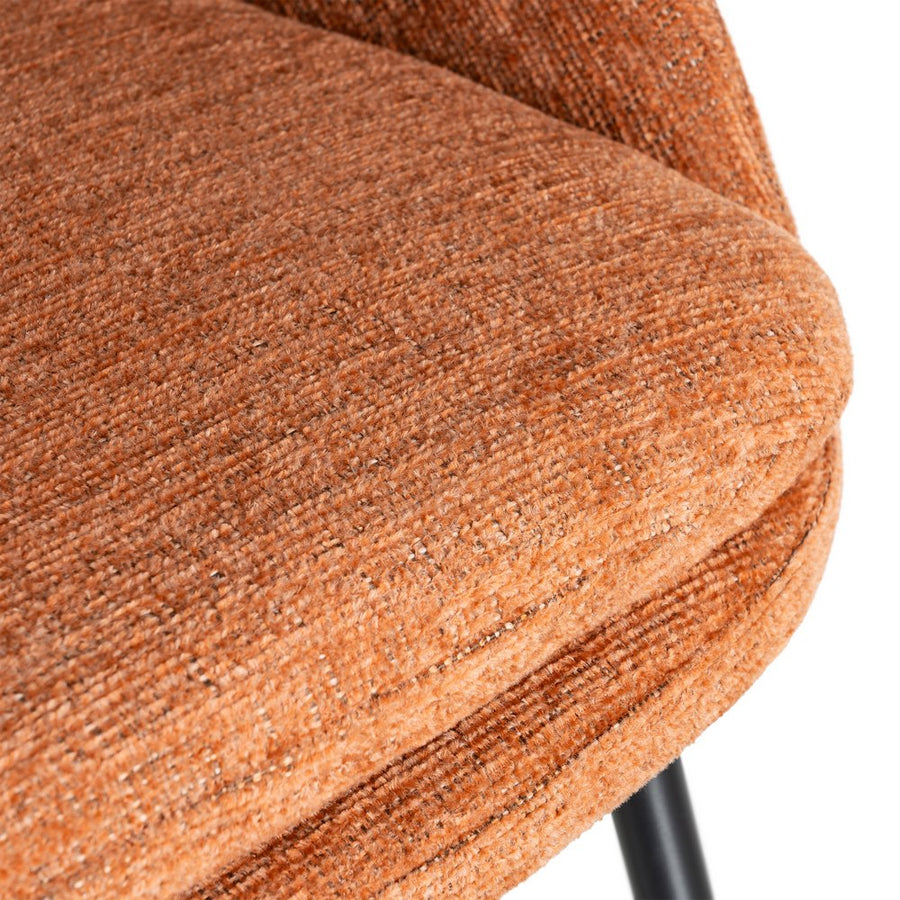 PUMPKIN WEAVE-METAL CONTRACT CHAIR 58 X 60 X 80 CM