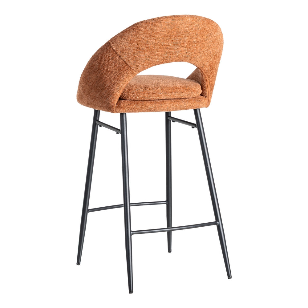 TABURETE CALABAZA TEJIDO-METAL CONTRACT 53 X 48 X 100 CM