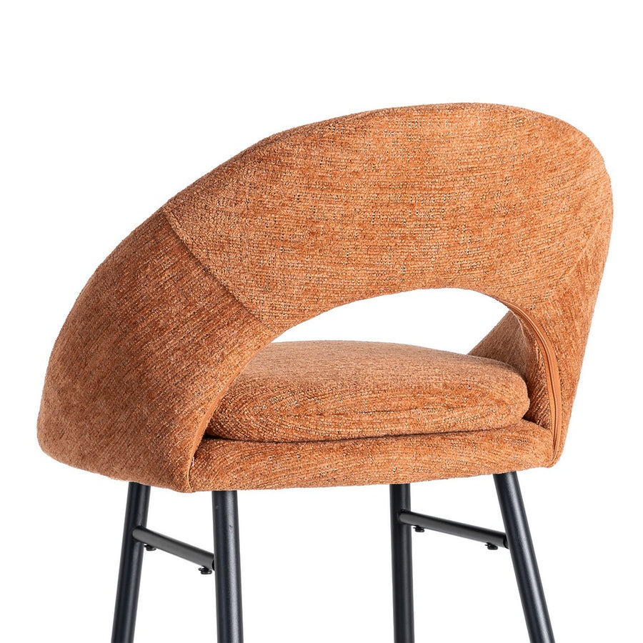 PUMPKIN WEAVE METAL STOOL CONTRACT 53 X 48 X 100 CM