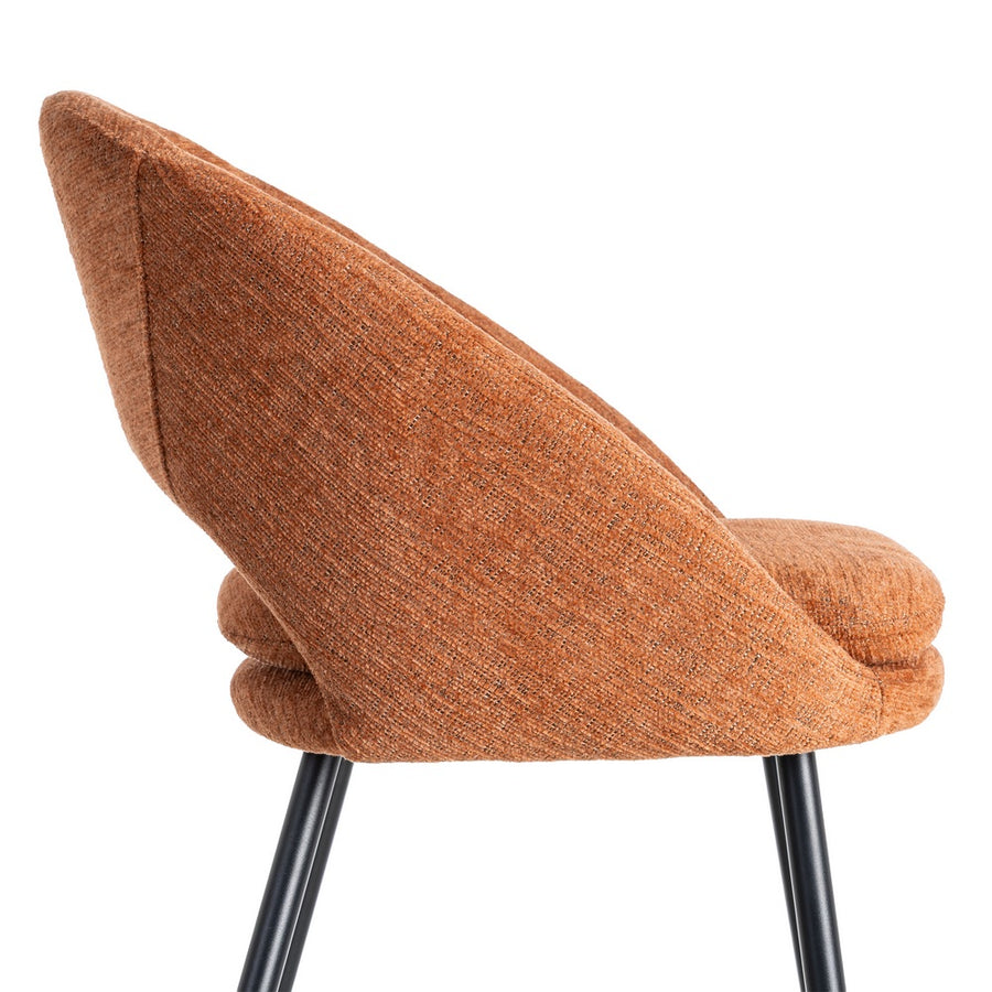PUMPKIN WEAVE METAL STOOL CONTRACT 53 X 48 X 100 CM