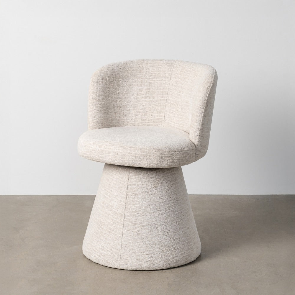 SILLA CREMA DM-TEJIDO SALÓN 55 X 50 X 77 CM