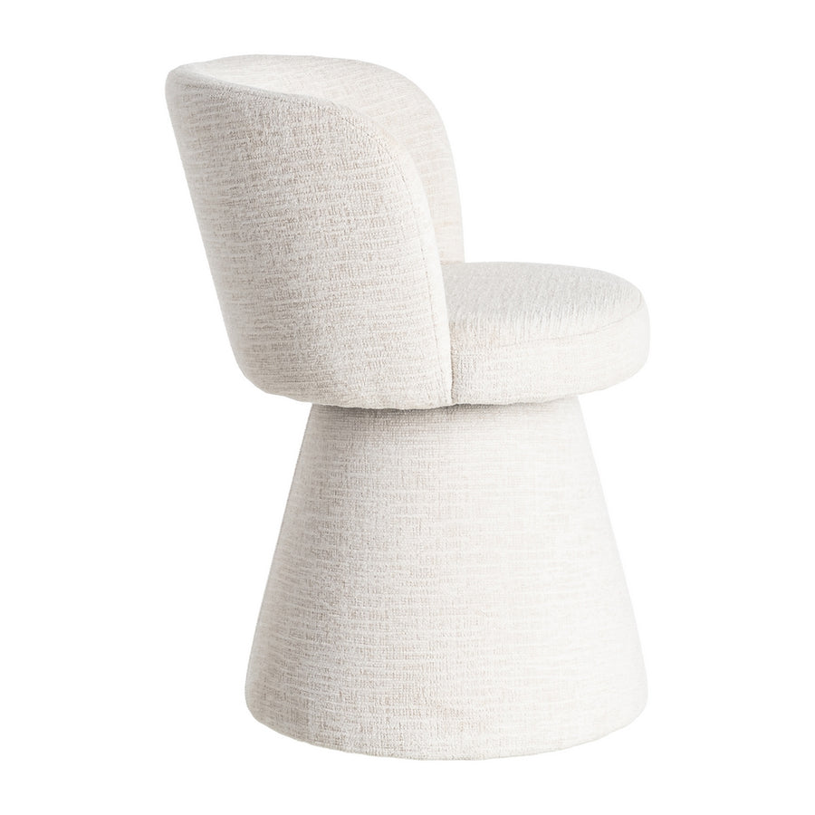 SILLA CREMA DM-TEJIDO SALÓN 55 X 50 X 77 CM