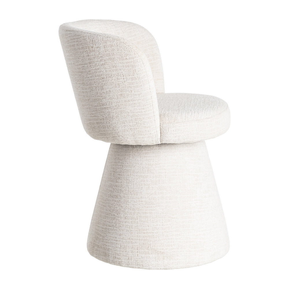 SILLA CREMA DM-TEJIDO SALÓN 55 X 50 X 77 CM