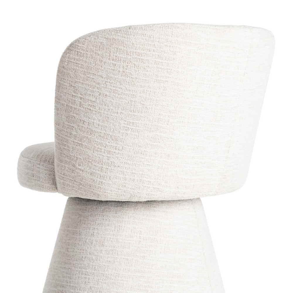 SILLA CREMA DM-TEJIDO SALÓN 55 X 50 X 77 CM