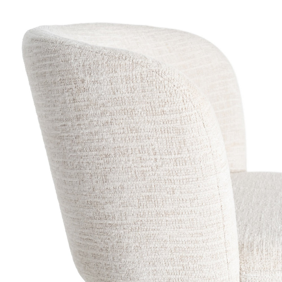 SILLA CREMA DM-TEJIDO SALÓN 55 X 50 X 77 CM