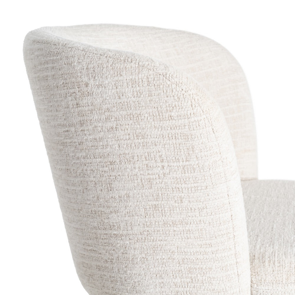 SILLA CREMA DM-TEJIDO SALÓN 55 X 50 X 77 CM