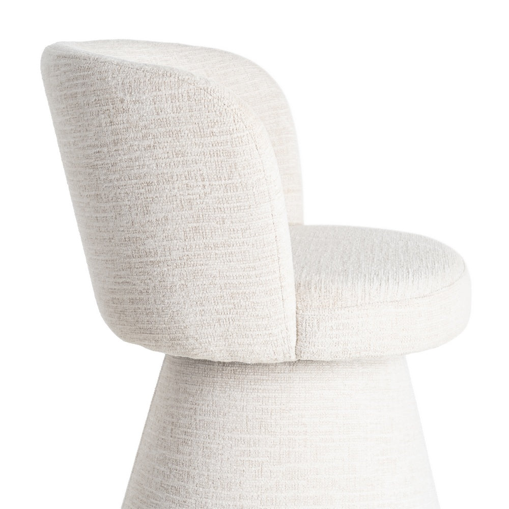 SILLA CREMA DM-TEJIDO SALÓN 55 X 50 X 77 CM
