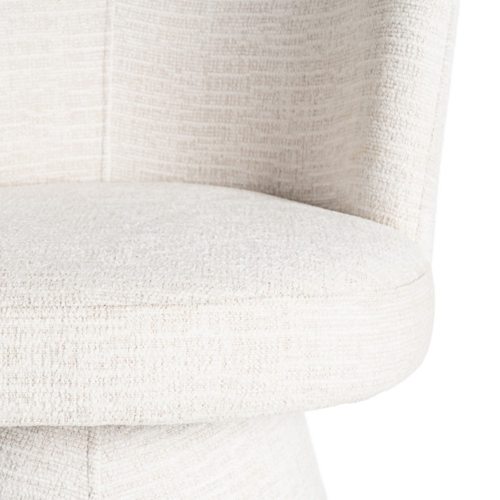 SILLA CREMA DM-TEJIDO SALÓN 55 X 50 X 77 CM