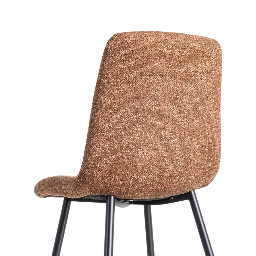OCRE SPECKLED CHAIR FABRIC-METAL 44 X 52 X 86 CM
