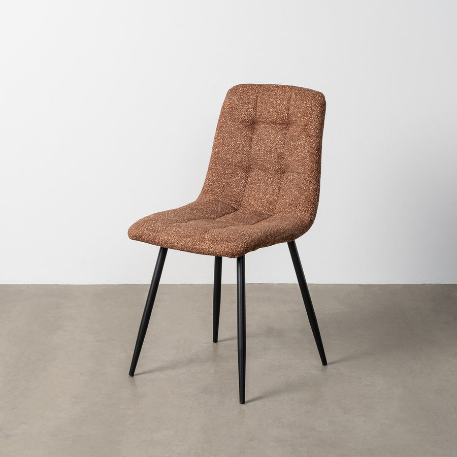 OCRE SPECKLED CHAIR FABRIC-METAL 44 X 52 X 86 CM