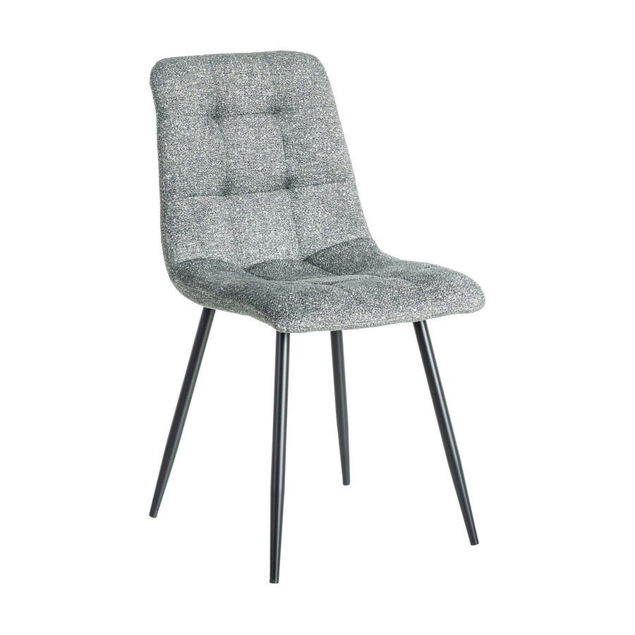 SILLA JASPEADO VERDE TEJIDO-METAL 44 X 52 X 86 CM