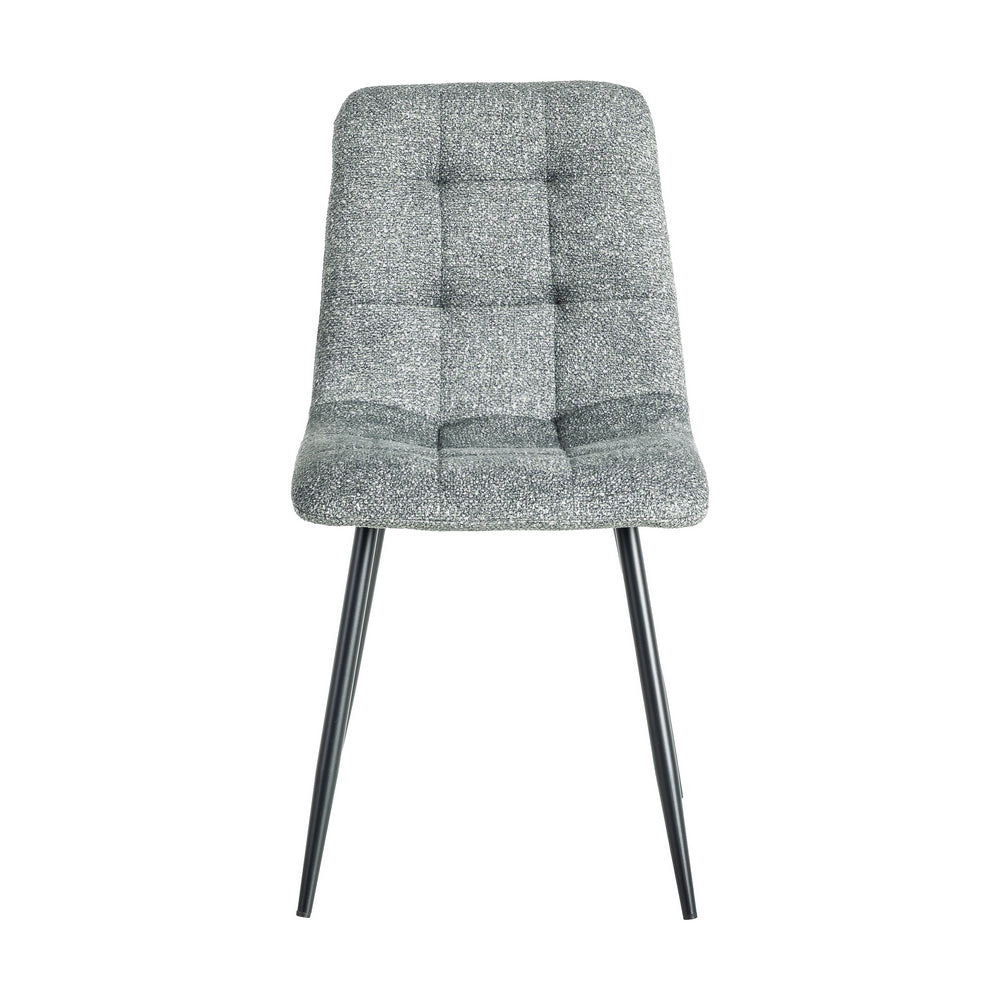 SILLA JASPEADO VERDE TEJIDO-METAL 44 X 52 X 86 CM