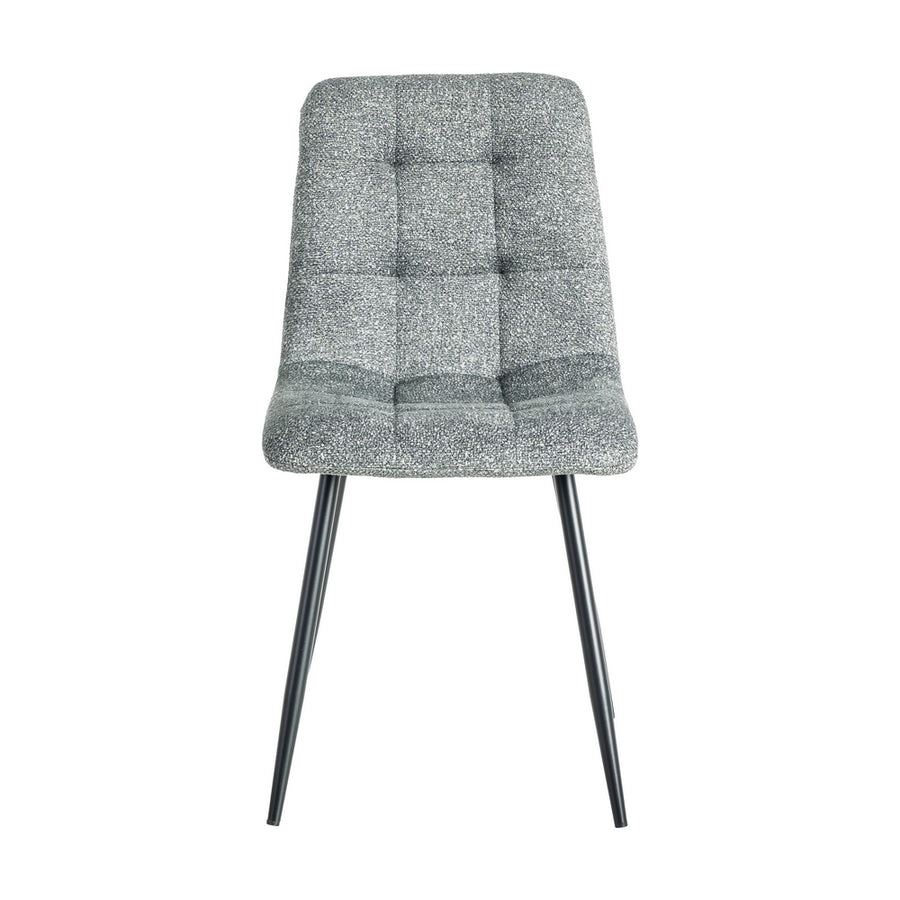 SILLA JASPEADO VERDE TEJIDO-METAL 44 X 52 X 86 CM