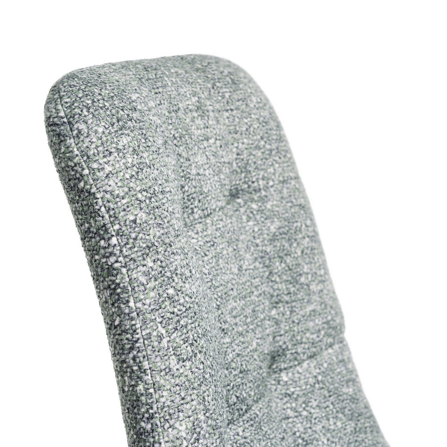 SILLA JASPEADO VERDE TEJIDO-METAL 44 X 52 X 86 CM