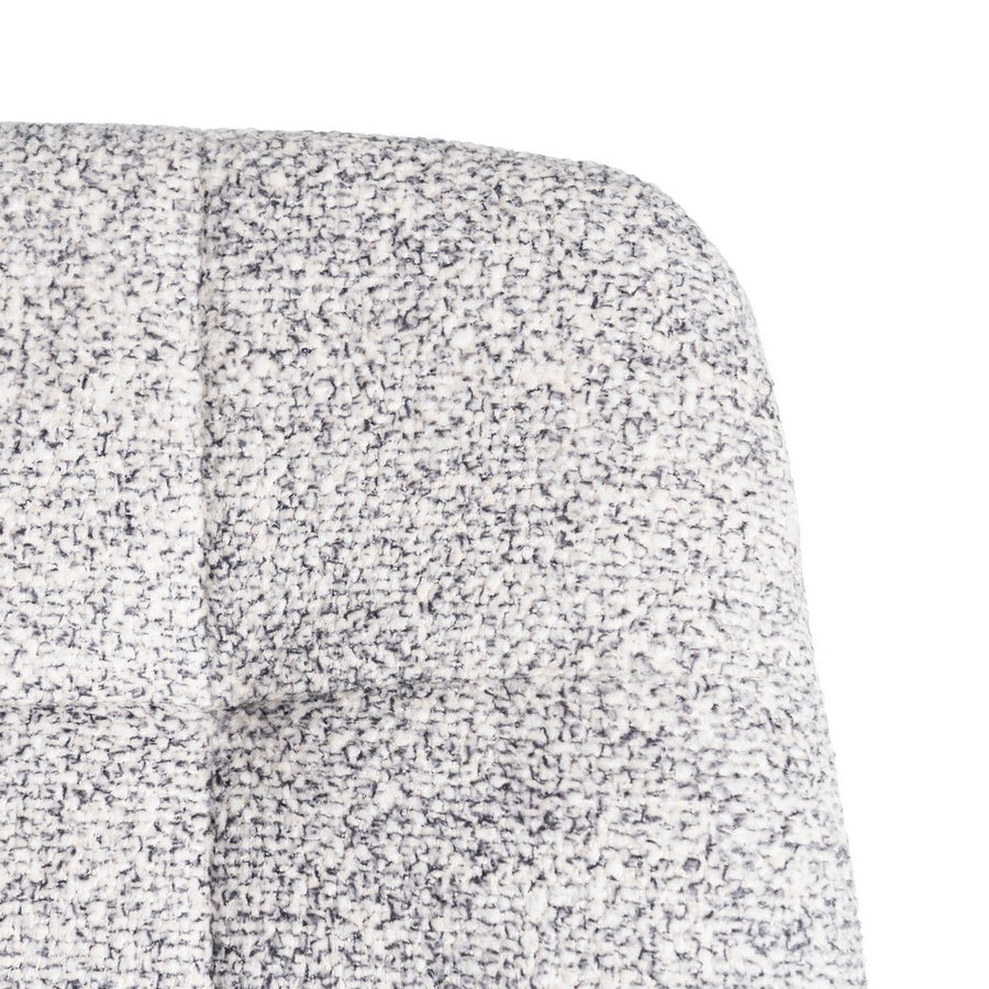 SILLA JASPEADO GRIS-BLANCO TEJIDO-METAL 44 X 52 X 86 CM