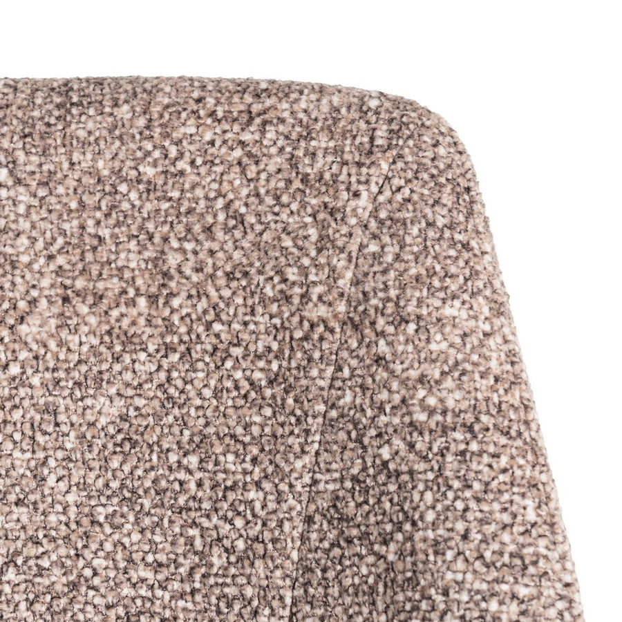 SILLA JASPEADO TAUPE TEJIDO-METAL 50 X 57 X 81 CM
