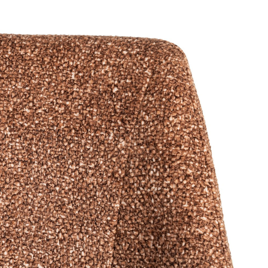 SILLA JASPEADO OCRE TEJIDO-METAL 50 X 57 X 81 CM
