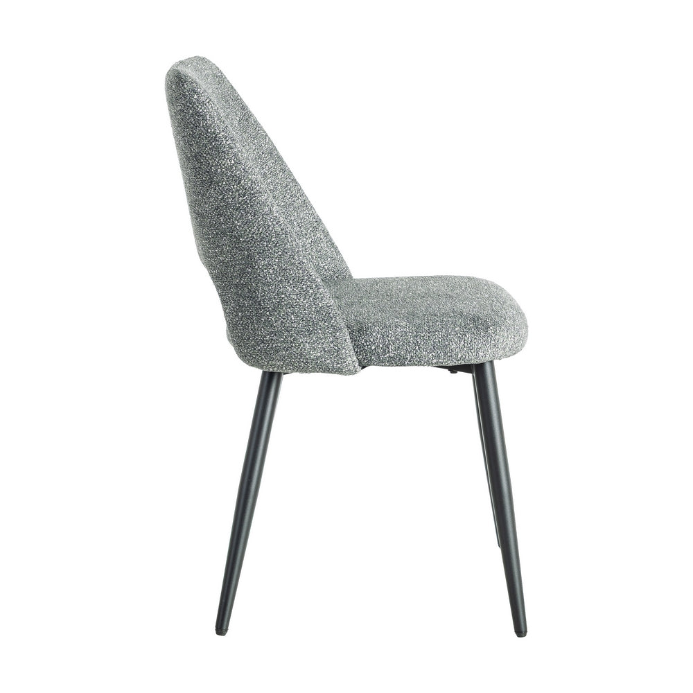 SILLA JASPEADO VERDE TEJIDO-METAL 50 X 57 X 81 CM