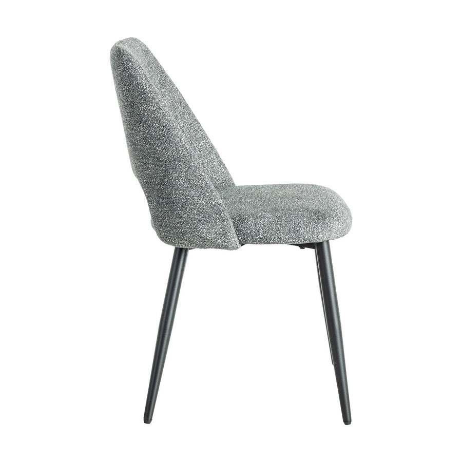 SILLA JASPEADO VERDE TEJIDO-METAL 50 X 57 X 81 CM