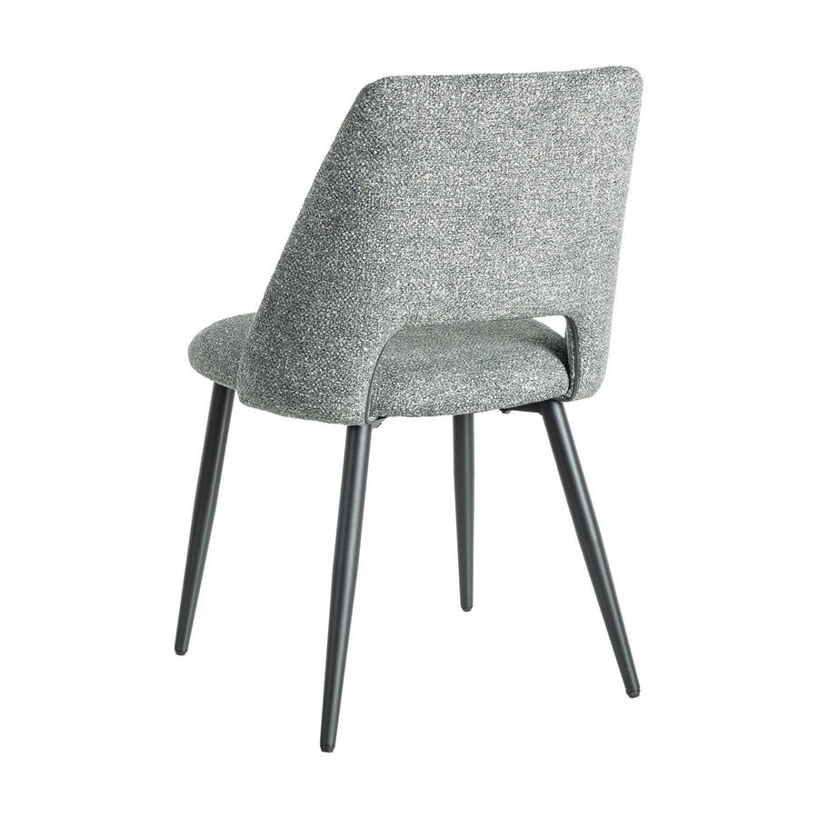 SILLA JASPEADO VERDE TEJIDO-METAL 50 X 57 X 81 CM