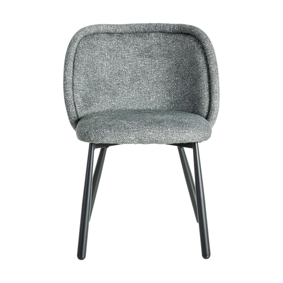 SILLA JASPEADO VERDE TEJIDO-METAL 56 X 56 X 78 CM
