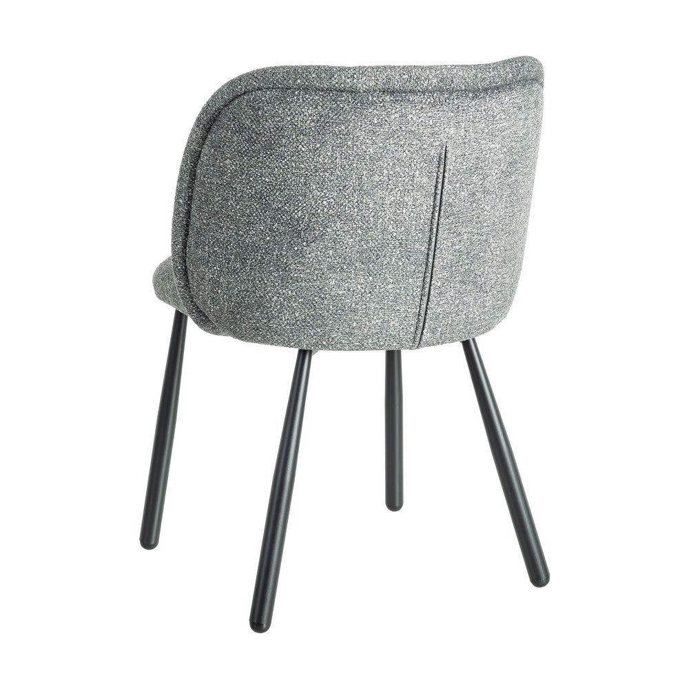 SILLA JASPEADO VERDE TEJIDO-METAL 56 X 56 X 78 CM