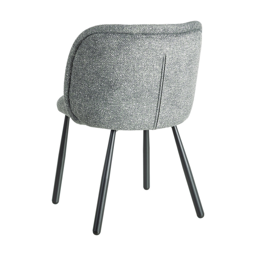 SILLA JASPEADO VERDE TEJIDO-METAL 56 X 56 X 78 CM