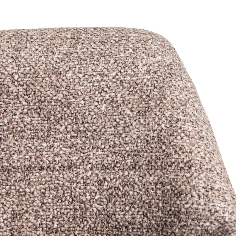 SILLA JASPEADO TAUPE TEJIDO-METAL 59 X 54 X 81 CM