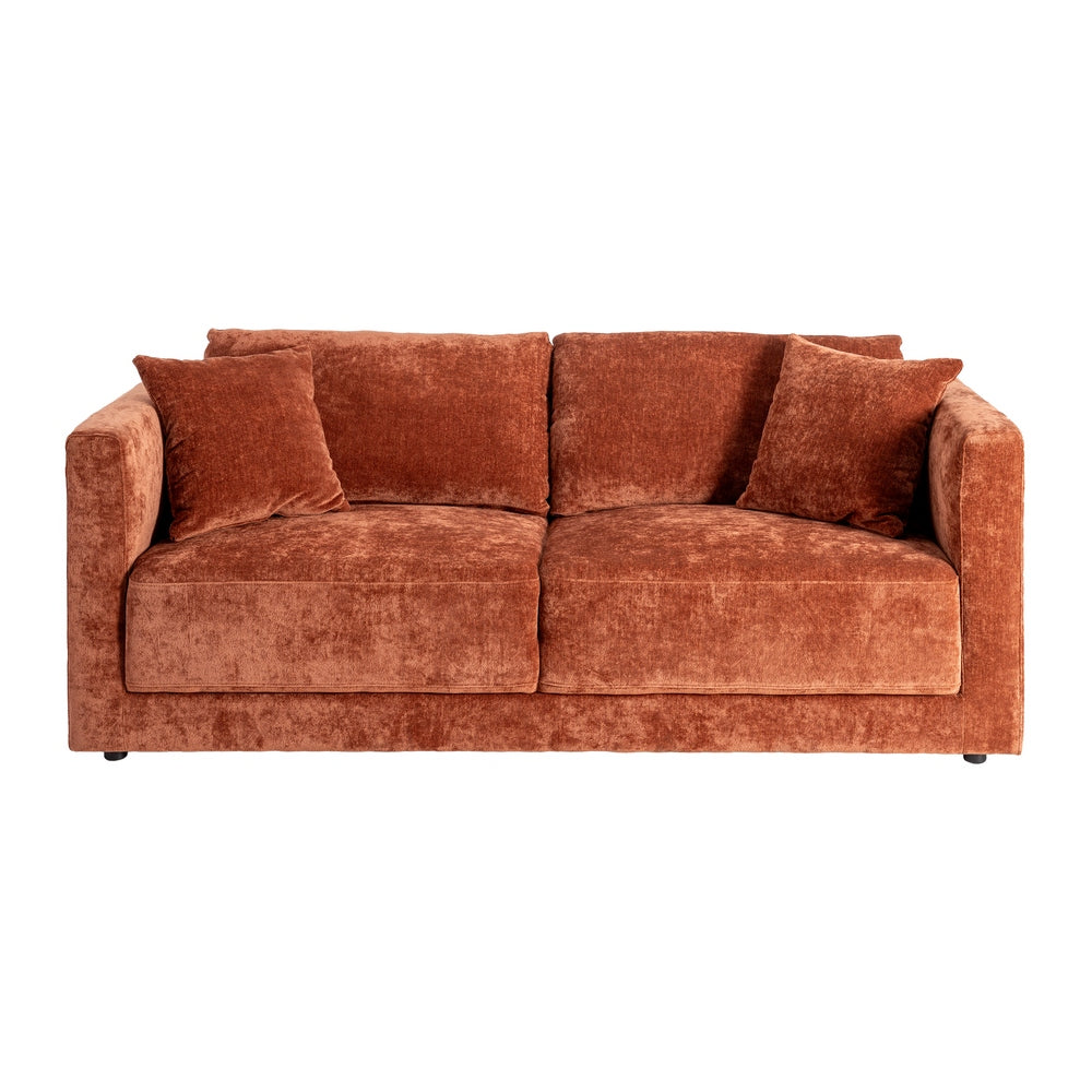 SOF� 3 PLAZAS TEJA TEJIDO-MADERA 210 X 96 X 86 CM