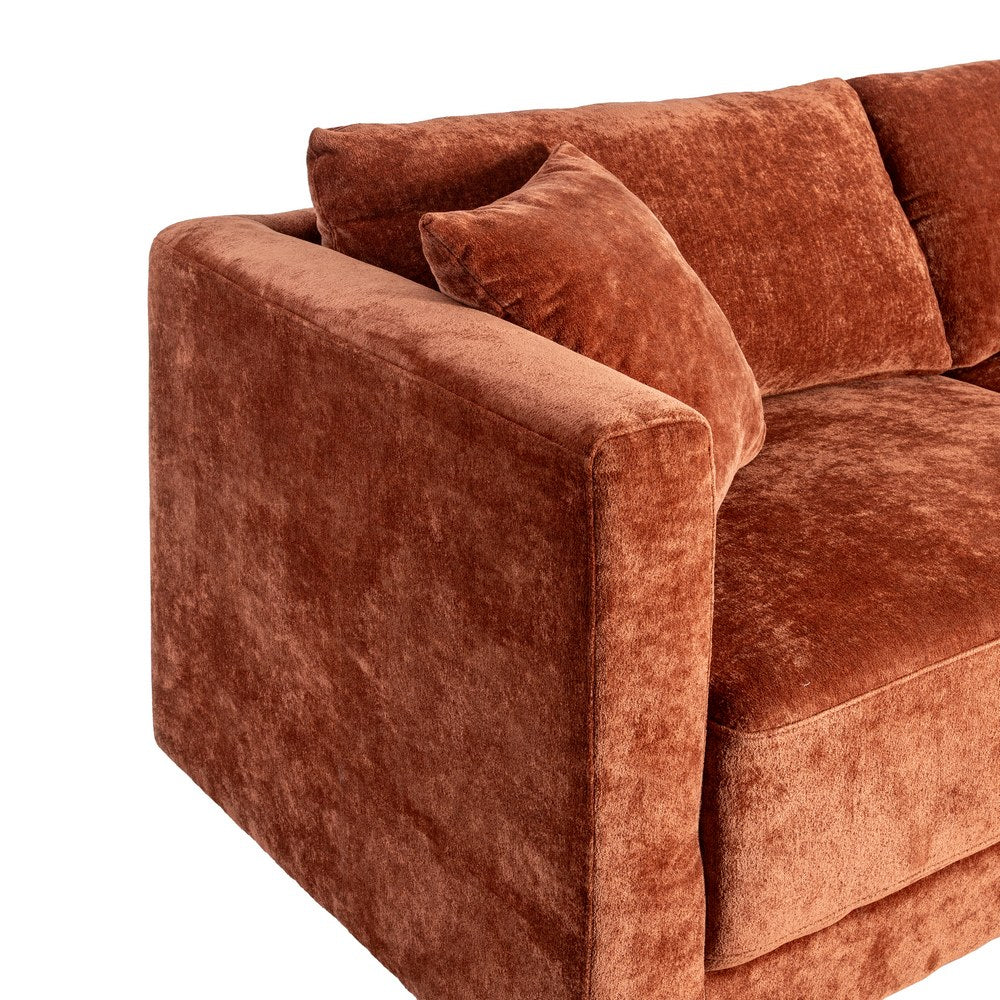 SOF� 3 PLAZAS TEJA TEJIDO-MADERA 210 X 96 X 86 CM