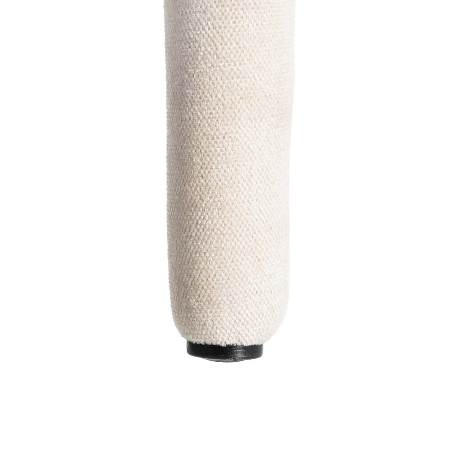 SILLA APILABLE CREMA TEJIDO SALÓN 47 X 61 X 84 CM
