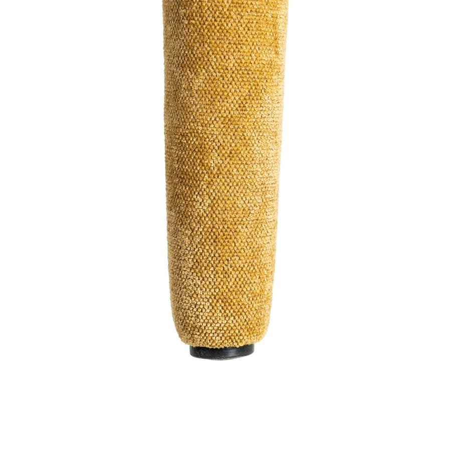 SILLA APILABLE MOSTAZA TEJIDO SALÓN 47 X 61 X 84 CM