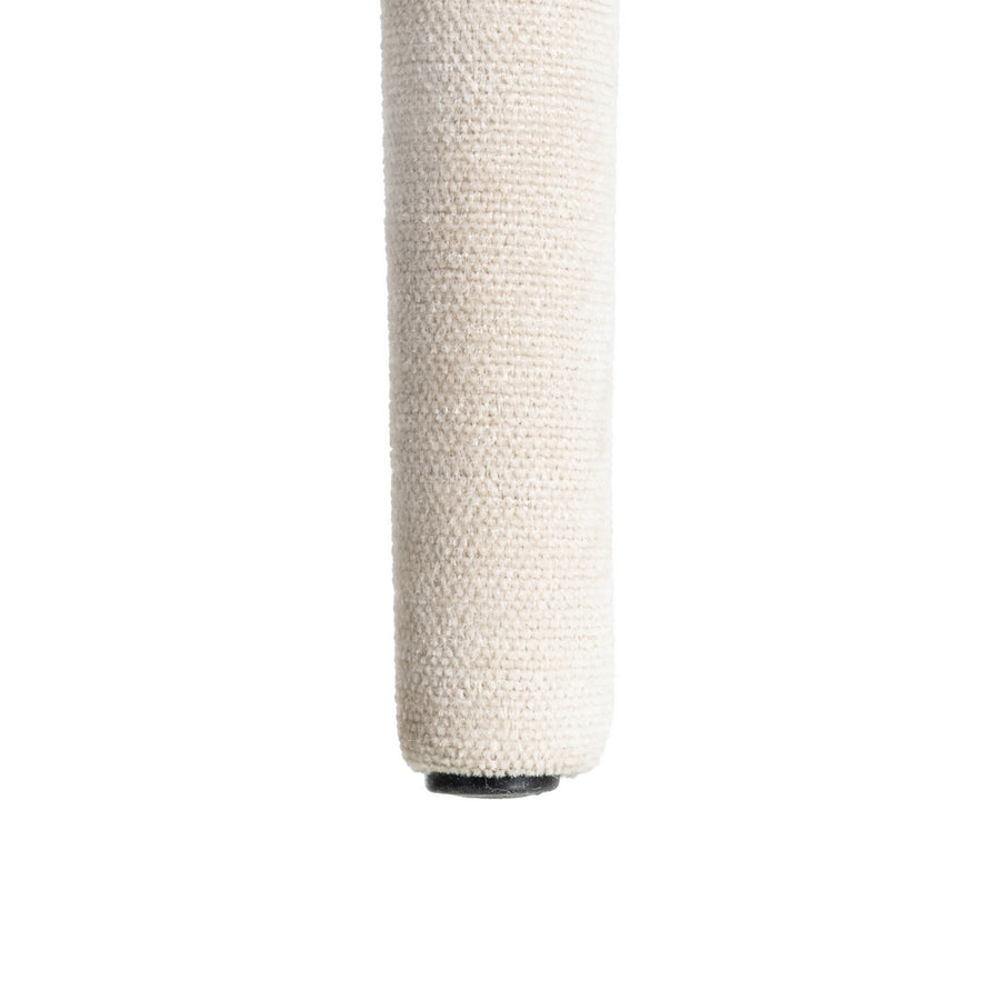 SILLA APILABLE CREMA TEJIDO SALÓN 50 X 61 X 82 CM