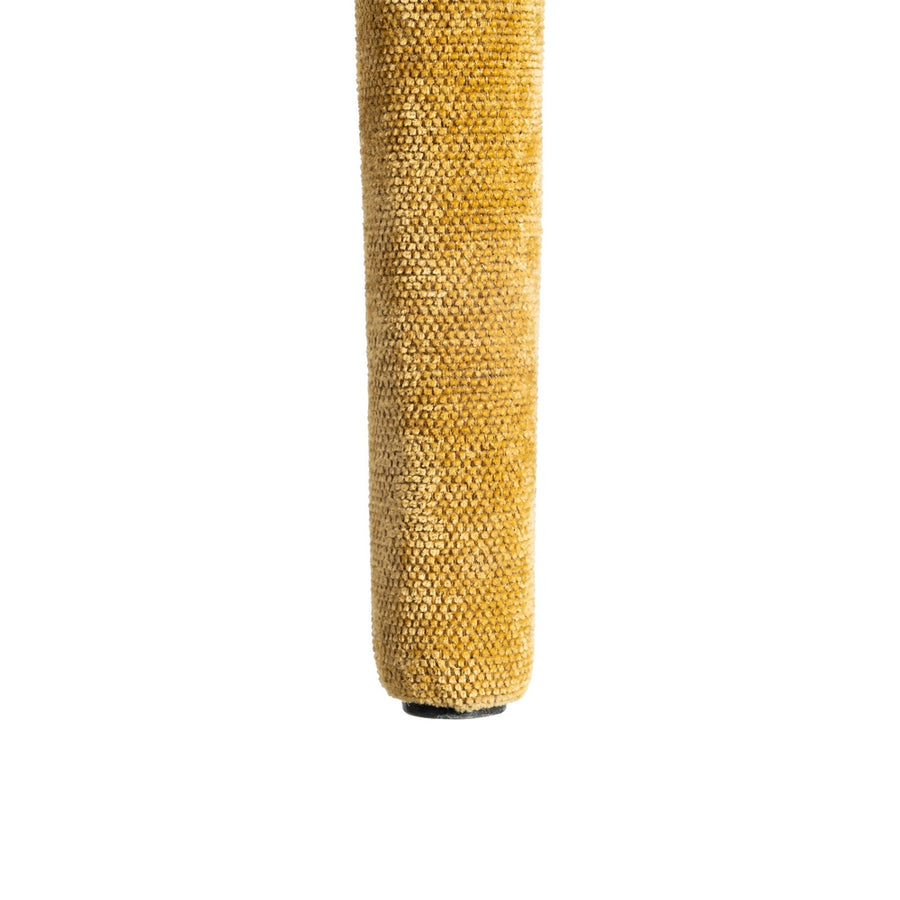 SILLA APILABLE MOSTAZA TEJIDO SALÓN 50 X 61 X 82 CM