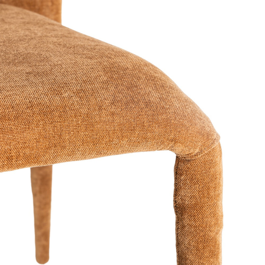 SILLA APILABLE MARRÓN TEJIDO SALÓN 50 X 61 X 82 CM