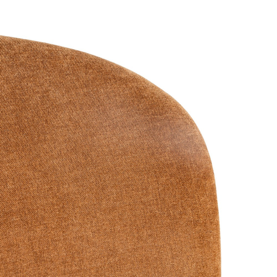 SILLA APILABLE MARRÓN TEJIDO SALÓN 50 X 61 X 82 CM