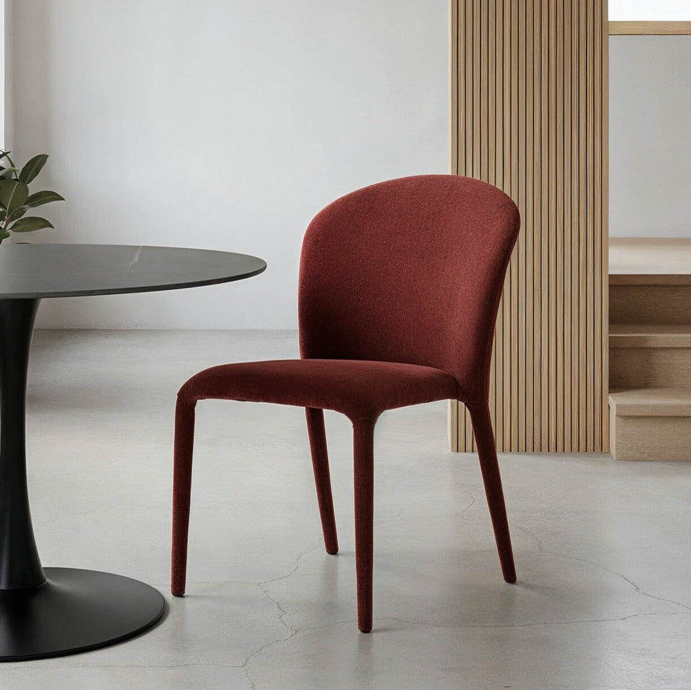 STACKABLE CHAIR BORDEAUX FABRIC LOUNGE 50 X 61 X 82 CM