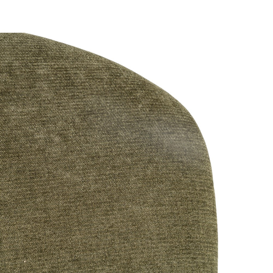GREEN STACKABLE FABRIC LIVING ROOM CHAIR 50 X 61 X 82 CM