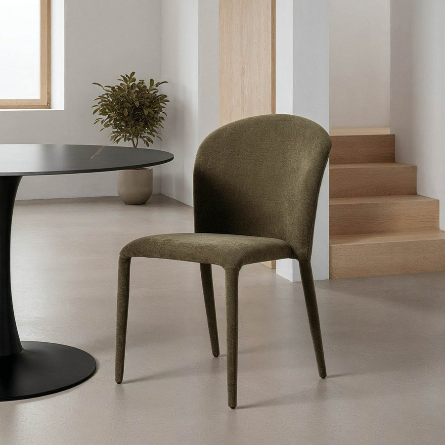 SILLA APILABLE VERDE TEJIDO SALÓN 50 X 61 X 82 CM