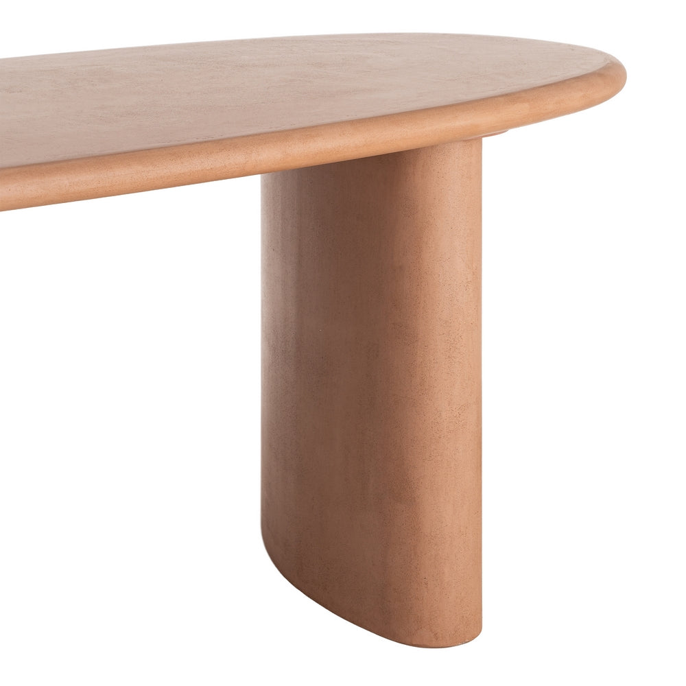 MESA COMEDOR TEJA DM-MICROCEMENTO SAL�N 180 X 90 X 76 CM