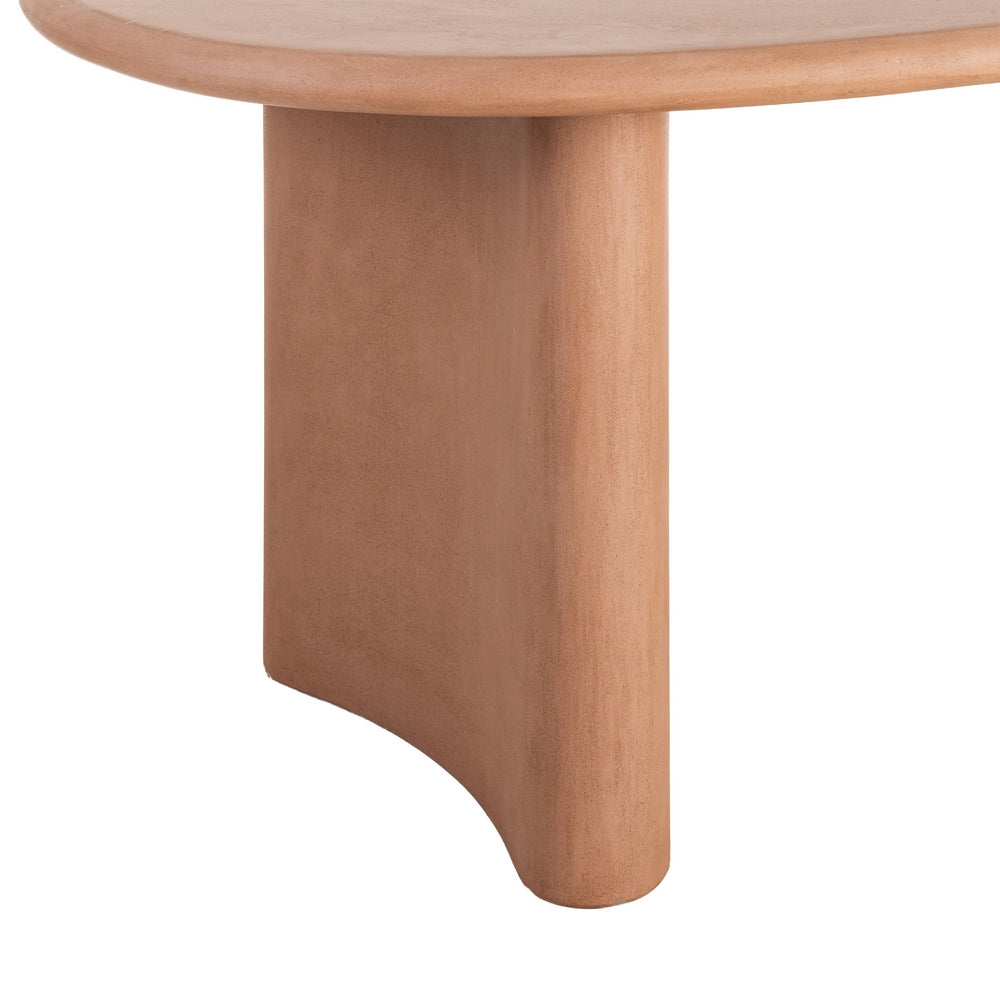 MESA COMEDOR TEJA DM-MICROCEMENTO SAL�N 180 X 90 X 76 CM