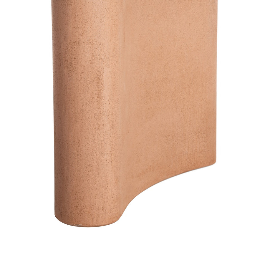 ROOF TILE DINING TABLE MDF-MICROCECMET LIVING ROOM 180 X 90 X 76 CM