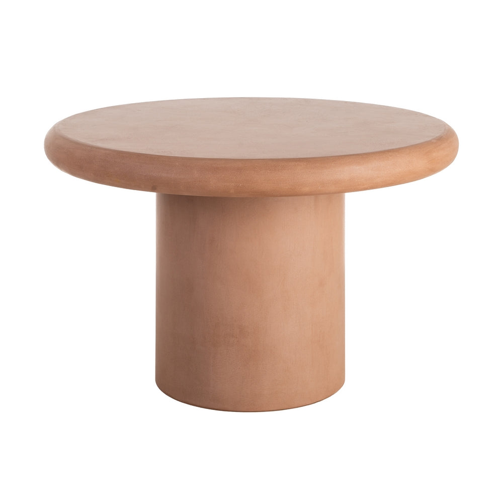 MESA COMEDOR TEJA DM-MICROCEMENTO SALÓN 120 X 120 X 76 CM