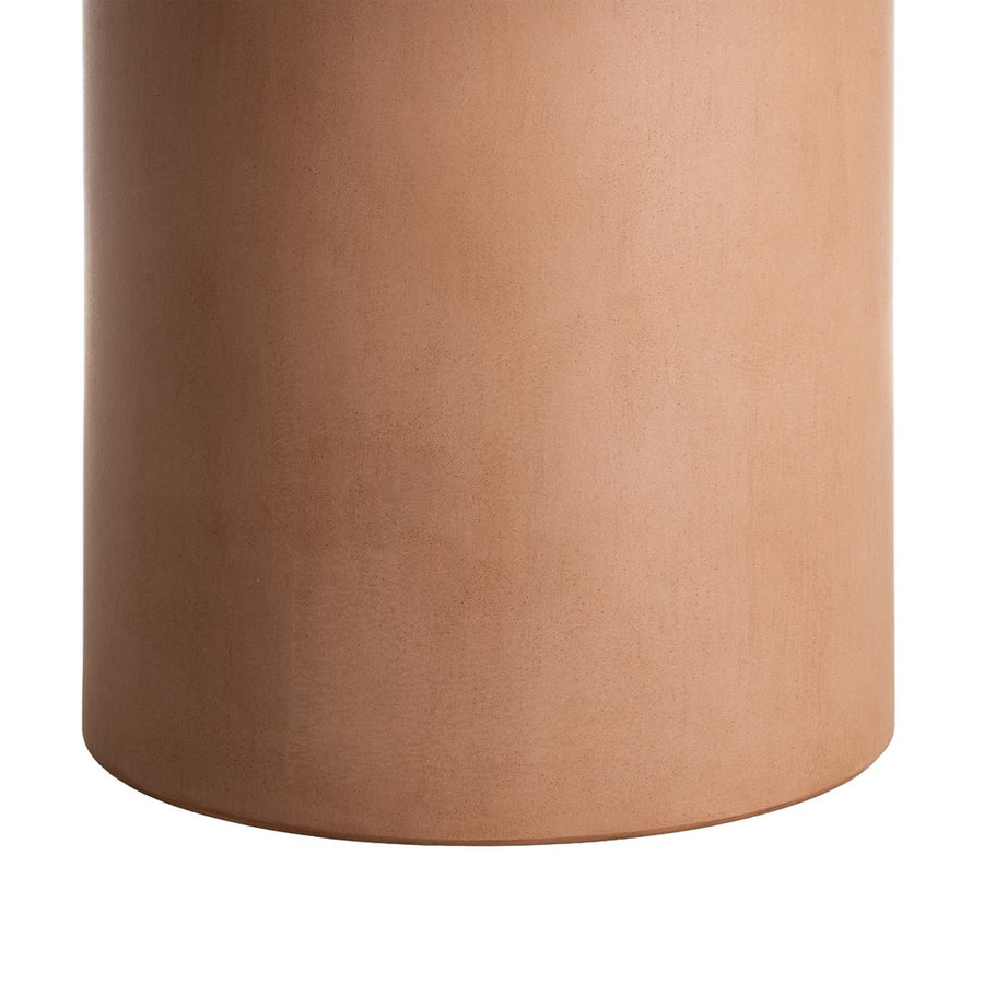 DINING TABLE ROOF TILE DM-MICROCEMENT LIVING ROOM 120 X 120 X 76 CM