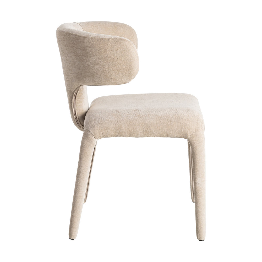 SILLA TAUPE TEJIDO 58 X 55 X 76 CM