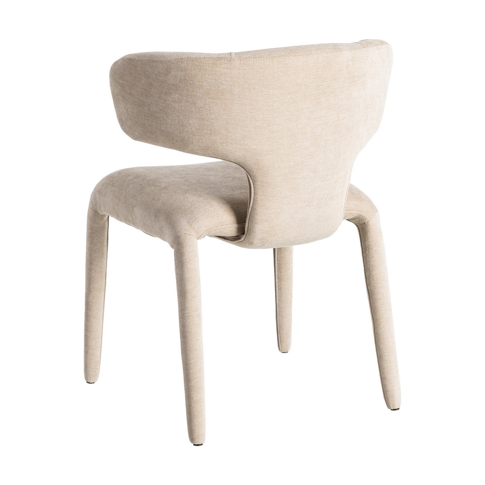 SILLA TAUPE TEJIDO 58 X 55 X 76 CM