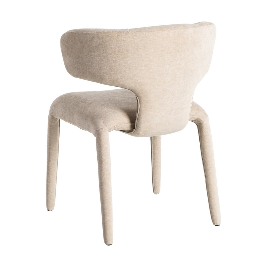 SILLA TAUPE TEJIDO 58 X 55 X 76 CM